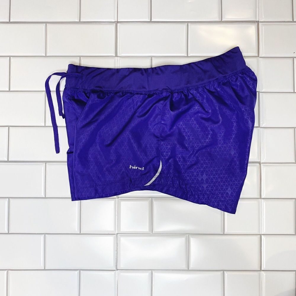 Hind Running Shorts Active Lined Panty Brief Workout Purple 2.5" Inseam L Large‎